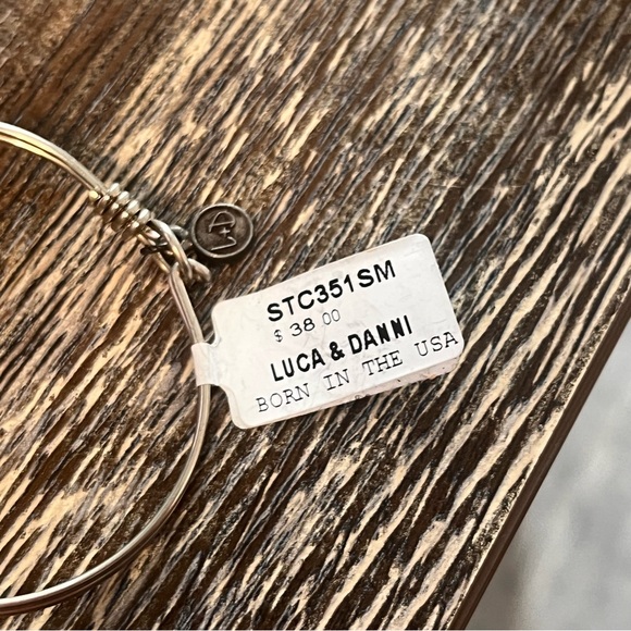 NEW Luca + Danni GOLD TOPAZ GEM STONE bracelet, NWT - Picture 5 of 12